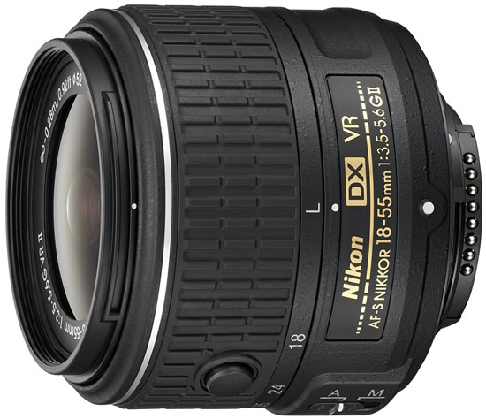 Nikon AF-S DX 18-55mm F3.5-5.6 G VR II on Lensora (www.lensora.com)
