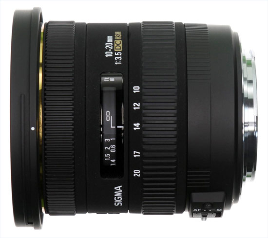Sigma EX 10-20mm F3.5 DC HSM on Lensora (www.lensora.com)