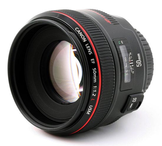 Canon EF 50mm F1.2 L USM  on Lensora (www.lensora.com)