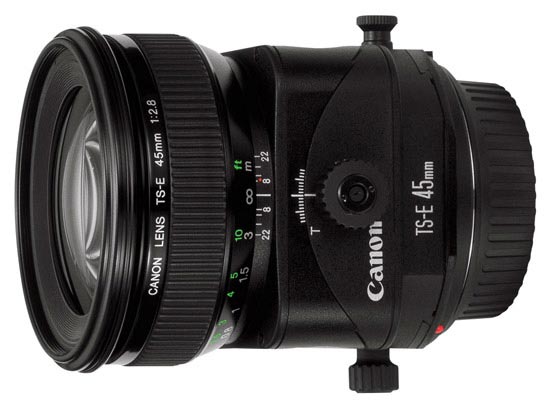 Canon TS-E 45mm F2.8  on Lensora (www.lensora.com)