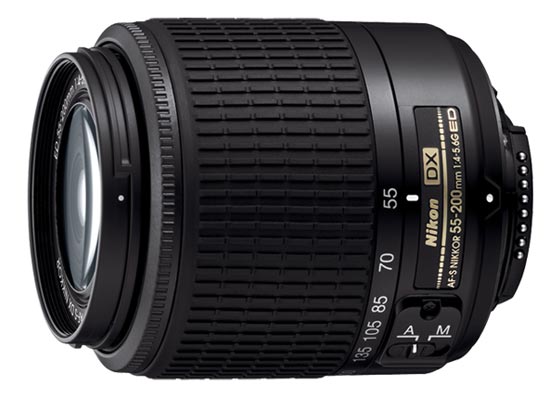 Nikon AF-S DX 55-200mm F4-5.6 G ED on Lensora (www.lensora.com)
