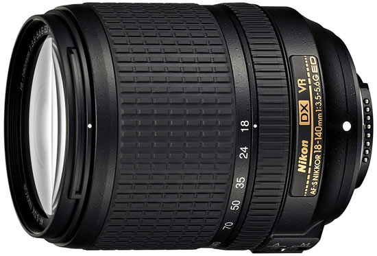 Nikon AF-S DX 18-140mm F3.5-5.6 G ED VR on Lensora (www.lensora.com)