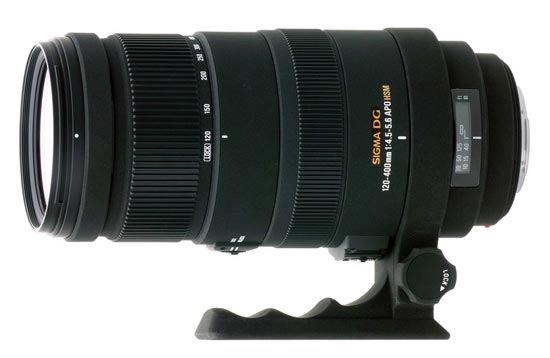 Sigma 120-400mm F4.5-5.6 DG APO HSM OS on Lensora (www.lensora.com)
