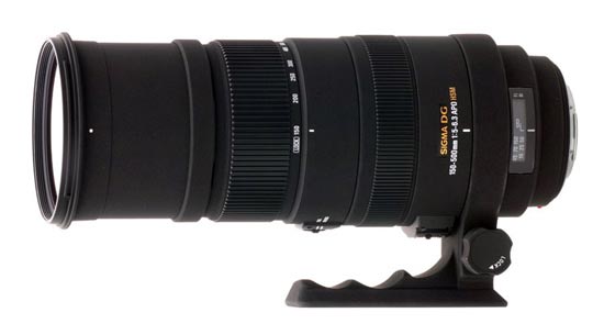 Sigma 150-500mm F5-6.3 DG APO HSM OS on Lensora (www.lensora.com)