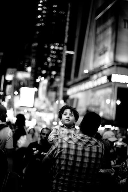 A young guy finally gets to experience a big city (picture taken with Canon EOS 1D Mark III and Canon EF 50mm f/1,4 USM )