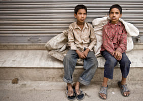 Two boys in Kathmandu